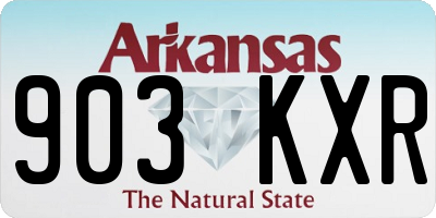 AR license plate 903KXR