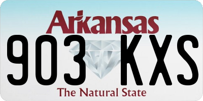 AR license plate 903KXS