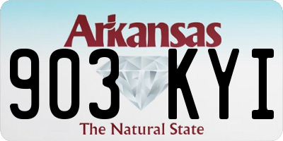 AR license plate 903KYI