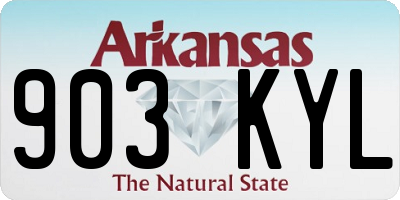 AR license plate 903KYL