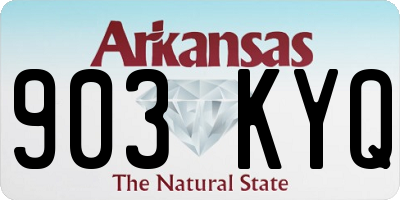 AR license plate 903KYQ