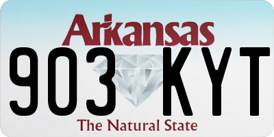 AR license plate 903KYT