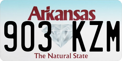 AR license plate 903KZM