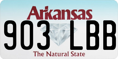 AR license plate 903LBB