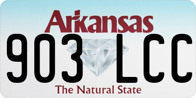 AR license plate 903LCC