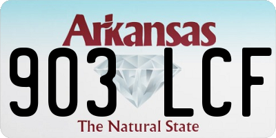 AR license plate 903LCF