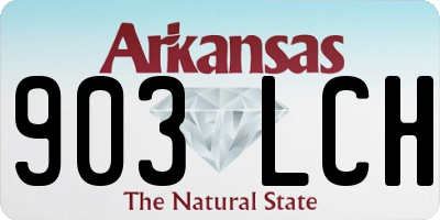 AR license plate 903LCH