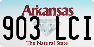 AR license plate 903LCI