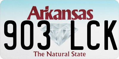 AR license plate 903LCK
