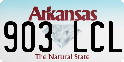AR license plate 903LCL