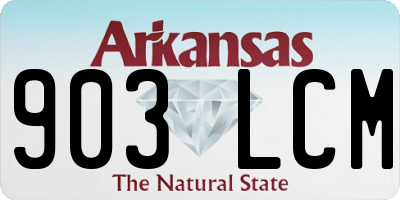 AR license plate 903LCM