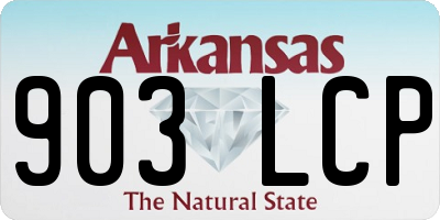AR license plate 903LCP