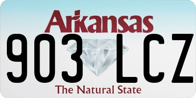 AR license plate 903LCZ