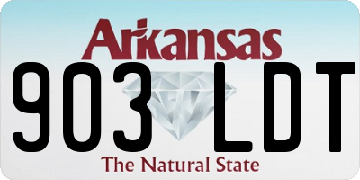 AR license plate 903LDT