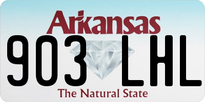 AR license plate 903LHL