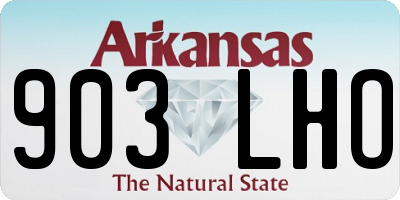 AR license plate 903LHO
