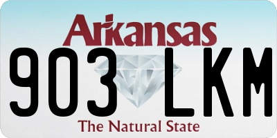 AR license plate 903LKM