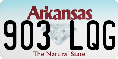 AR license plate 903LQG