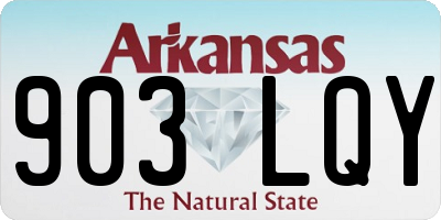 AR license plate 903LQY