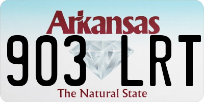 AR license plate 903LRT