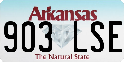 AR license plate 903LSE