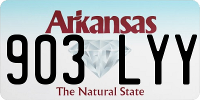 AR license plate 903LYY