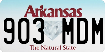 AR license plate 903MDM