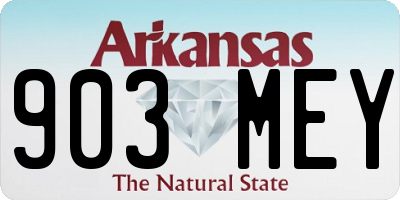 AR license plate 903MEY