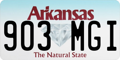 AR license plate 903MGI