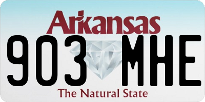 AR license plate 903MHE