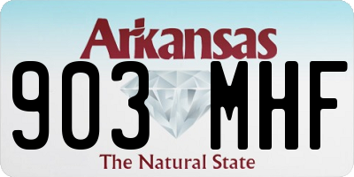 AR license plate 903MHF
