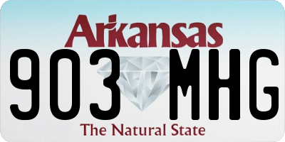AR license plate 903MHG