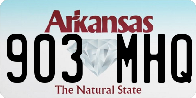 AR license plate 903MHQ