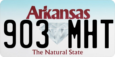 AR license plate 903MHT