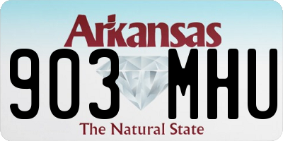 AR license plate 903MHU