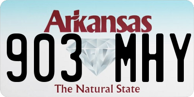 AR license plate 903MHY