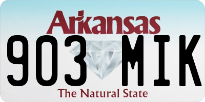 AR license plate 903MIK