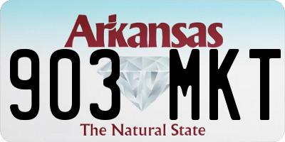 AR license plate 903MKT