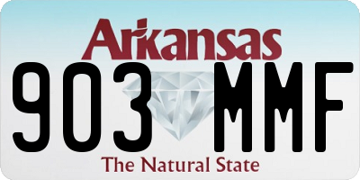 AR license plate 903MMF