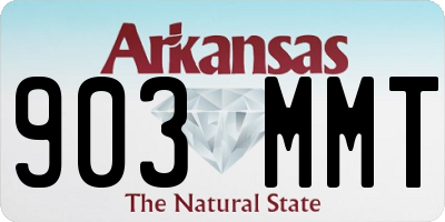 AR license plate 903MMT
