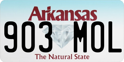 AR license plate 903MOL
