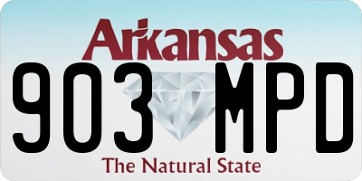 AR license plate 903MPD