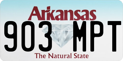AR license plate 903MPT