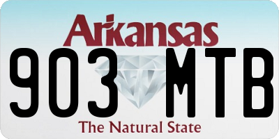 AR license plate 903MTB