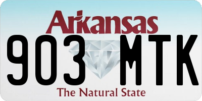 AR license plate 903MTK