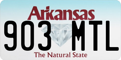 AR license plate 903MTL