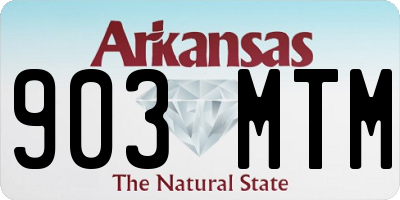 AR license plate 903MTM