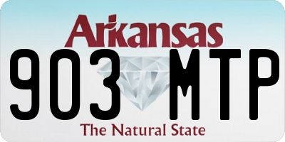 AR license plate 903MTP