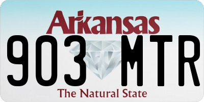 AR license plate 903MTR