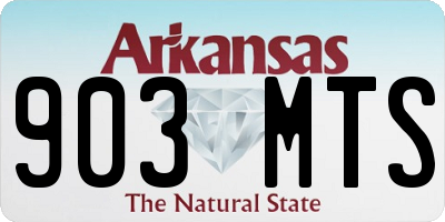 AR license plate 903MTS
